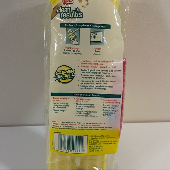 Quickie Clean Results Mop Head Type S # 0442CR New - Picture 4 of 6